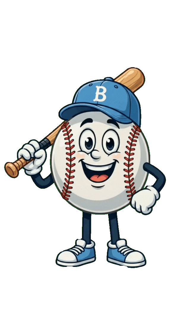 Baseball mascot animated